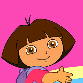 Веселая Дора: раскраска - Merry Dora Coloring