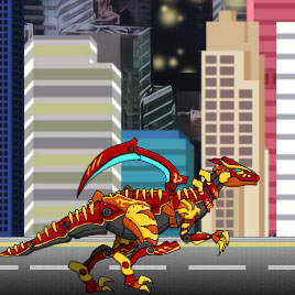 Роботы динозавры 2: прыжки