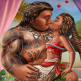 Моана влюбляется в бога Мауи