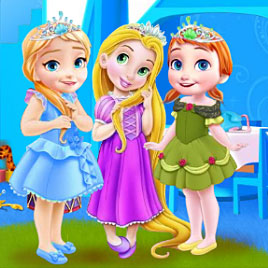 Принцессы Дисней малышки: уборка комнаты