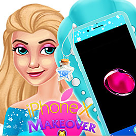 Дизайн iPhone X принцессы Эльзы