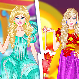 Барби принцесса четыре элементов