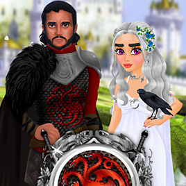 Игра престолов одевалка: Свадебное платье королевы драконов
