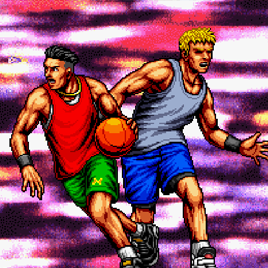 Крутой баскетбол на двоих - Dunk Dream Hoops '96 (Arcade)