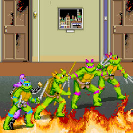 Черепашки Ниндзя Аркада - Teenage Mutant Ninja Turtles