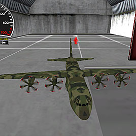 3Д симулятор военного самолета