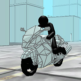 Стикмен Зомби: Мотоцикл