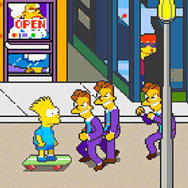 Симпсоны (Японская Версия) - The Simpsons 2 Players Japan