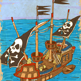 Пиратский Корабль: Перестрелка