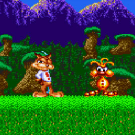 Bubsy in Claws Encounters of the Furred Kind Sega / Бабси 1 Сега