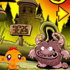 Счастливая обезьянка: уровень 1011