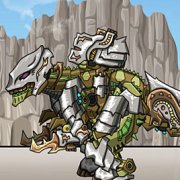 Игра Игра Роботы динозавры: собирать трансформера Гиганотозавра