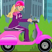 Игра Игра Барби гонки на скутере Веспа