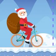 Игра Игра Дед Мороз На Велосипеде
