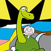 Игра Игра Раскраска хороший динозавр: Арло и Дружок