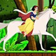 Игра Игра Принцесса Белоснежка на лошади