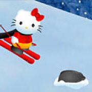 Игра Игра Hello Kitty на лыжах