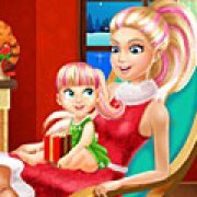 Игра Игра Семья Барби Рождество