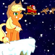 Игра Игра Пони Эпплджек спасает Рождество