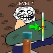 Игра Игра Троллфейс: Челлендж бутылочной крышки