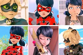 Игра Блог Леди Баг и Супер Кот показывает наглядно смайлики