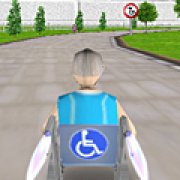 Игра Игра 3Д гонка на инвалидной коляске