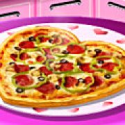 Игра Игра Кухня Сары пицца на День святого Валентина