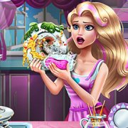 Игра Игра Новые Для Девочек: Элли Моет Посуду