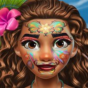 Игра Игра Принцесса Моана: экзотический макияж
