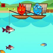 Игра Игра Огонь и Вода на рыбалке