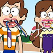 Игра Игра Гравити Фолс: Мейбл и Диппер лечат зубы