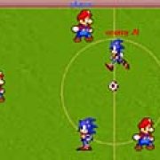 Игра Игра Марио против Соника: футбол