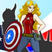 Игра Игра Капитан Америка девушка