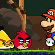 Игра Игра Марио против Angry birds