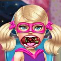 Игра Игра Малышка Супер Барби: Лечить Горло