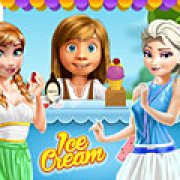 Игра Игра Райли готовит мороженое для принцесс Диснея