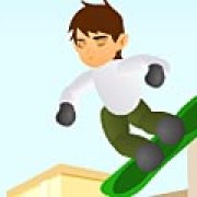 Игра Игра Бен 10: прыжки на сноуборде