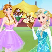 Игра Игра Мороженое от Эльзы и Анны
