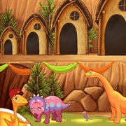 Игра Игра Поезд Динозавров: Дом Для Динозавра