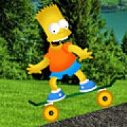 Игра Игра Барт Симпсон на скейтборде